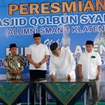 Diresmikan Bupati, IKA SMAN 1 Klaten Bangun Masjid Megah di Timur Prambanan
